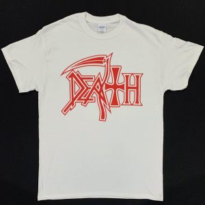 Death - Logo (White)