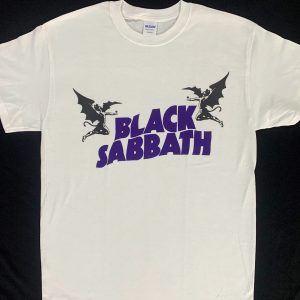 Black Sabbath - Logo (White)