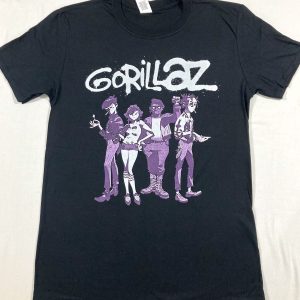 Gorillaz Group Boyfriend Fit Girls